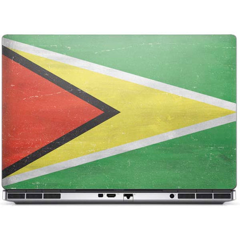 Guyana Flag Distressed Dell Precision Skin